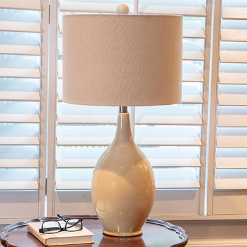 Anabelle Ceramic Table Lamp, Carmel