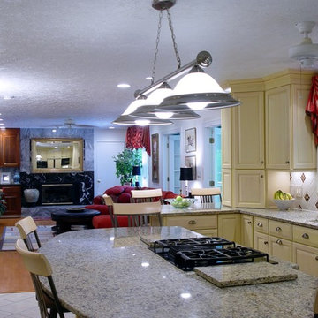 Pale Yellow Kitchen Remodel