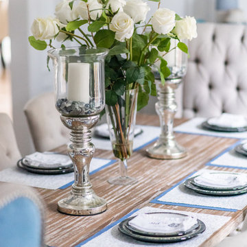 Rustic Chic with Blues