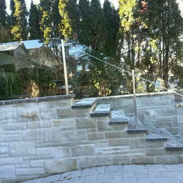 Stair and Deck Glass Rail