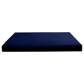 Same Pipe 6" Twin 75x39x6 Velvet Indoor Daybed Mattress |COVER ONLY|-AD373