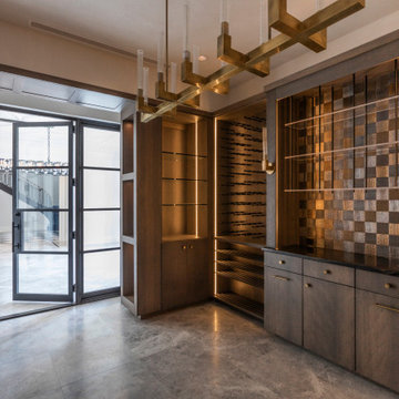 Florida luxury custom wine room