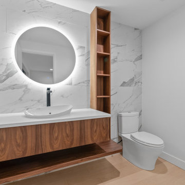 Contemporary powder room