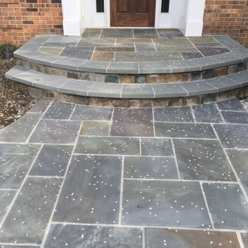 Flagstone Front stoop and Walkway