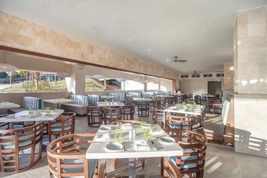 Dining room - modern dining room idea in Other
