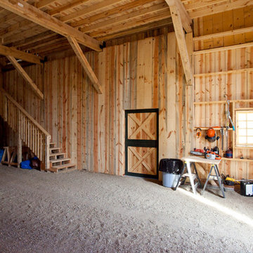 Wood Barn in Mountains of Colorado