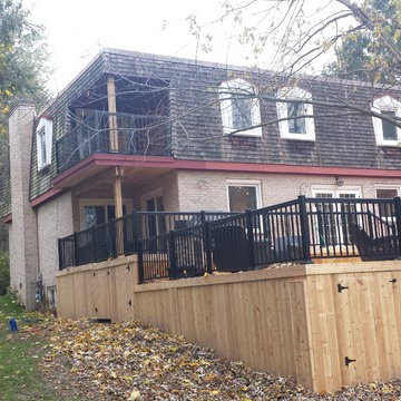 Custom 1600 sq ft Cedar Deck