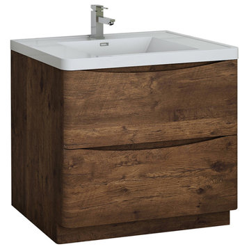 Fresca Tuscany 36" Rosewood Cabinet With Integrated Sink