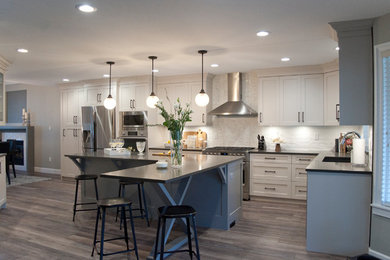 Inspiration for a transitional kitchen remodel in Vancouver