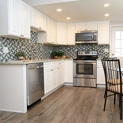 Key Largo White kitchen Cabinets - 10X10 Kitchen - Products