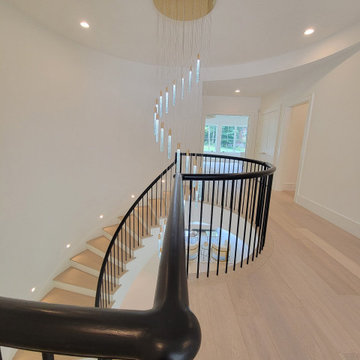 Project #158 | Contemporary Curved Staircase