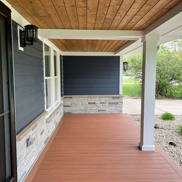 Deep Ocean James Hardie Siding & Exterior Remodel in Northbrook, IL