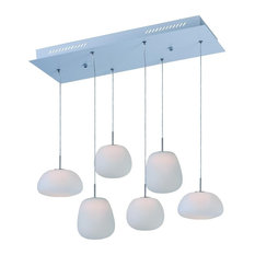 Puffs 1 Light Pendant, White