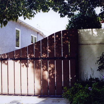 Wood gate