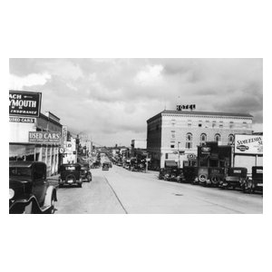 Port Angeles Washington View Of Main Street Print