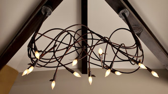 Lightsculptures Two Arm Chandelier