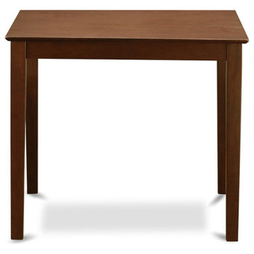 Atlin Designs 36" Square Wood Dining Table in Mahogany
