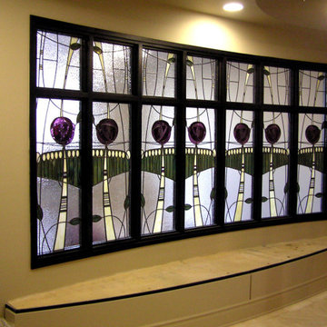 Custom Mackintosh Rose Windows