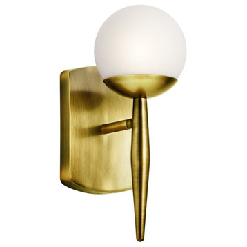 1 Light Wall Sconce In Mid-Century Modern Style-11.5 Inches Tall and 4.5 Inches