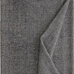 Scalamandre Black and White Herringbone - Throws