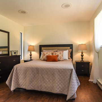 Vacant Home Staging - Using Bold Colour - Bedroom After