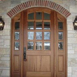 Arch Top Mahogany Doors - Front Doors