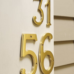 Brass Numbers - House Numbers