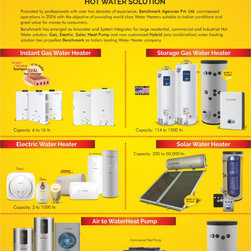 Heat Pump, storage gas water heaters, solar water heater - Baths