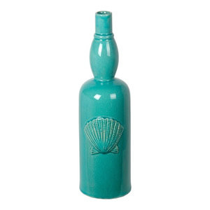 Large Ceramic Seashell Vase Beach Style Vases By Privilege