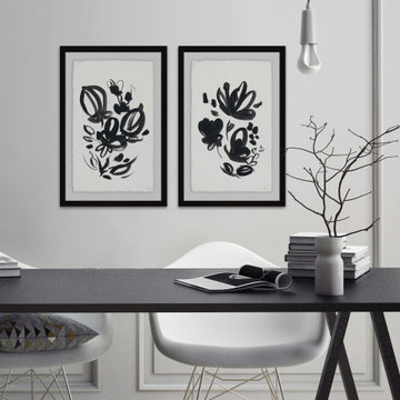 Flower Buds Diptych