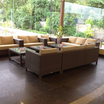 Synthetic rattan outdoor furniture - MADE IN BANGALORE