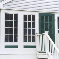 Combination Doors - 3 Season Room - painted, exterior facing - Windows And Doors