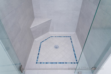 Elegant bathroom photo in Seattle