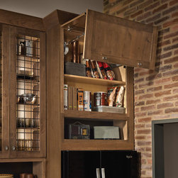 KraftMaid: One-Touch Auto-Open Bi-Fold Kitchen Wall Cabinet - Kitchen Cabinetry