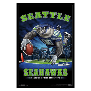 NFL Seattle Seahawks - End Zone 17 - Eclectic - Prints And Posters
