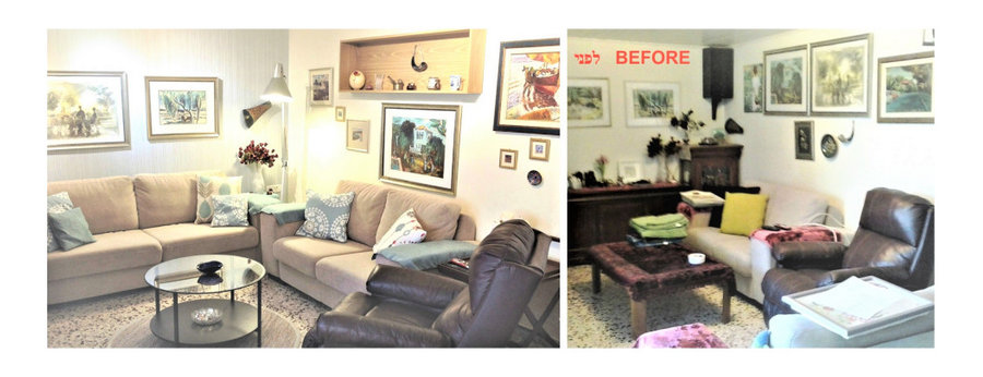 display box covers the hole between salon and bedroom