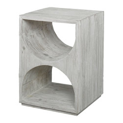 Uttermost - Uttermost Hans White Side Table - Side Tables And End Tables