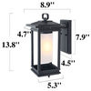 LNC Outdoor Wall Sconces Exterior Wall Lights 1-Light Wall Lamps