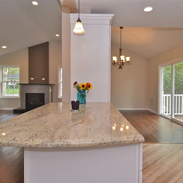 A Mountainside Nj Split Level Transforms Into Loft-Inspired Space.