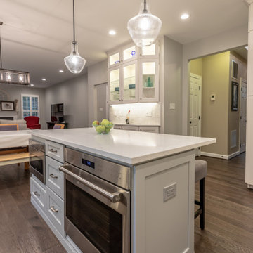 Elegant, Bright and Spacious White Kitchen in Fairfax VA