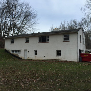 Second floor addition to the pre-existing residence