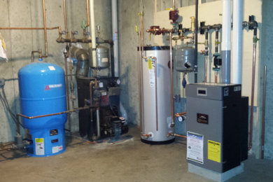 Burnham Alpine with Superstor Water Heater, Oil to Gas conversion, Woburn Ma.