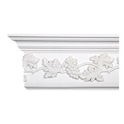 CM-1313 Crown Molding Foliage Polyurethane - Home Improvement