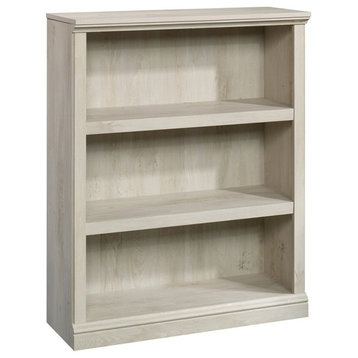 Sauder Engineered Wood 3 Shelf Bookcase in Chalked Chestnut Finish
