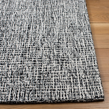 Safavieh Abstract Collection ABT468Z Rug, Black/Ivory, 8'x10'