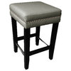 26in Counter Stool - 2 Pack, Charcoal Grey