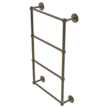 Monte Carlo 4 Tier 36" Ladder Towel Bar, Antique Brass