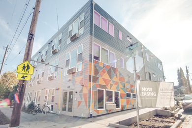 Trendy exterior home photo in Portland