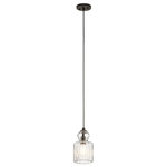Kichler Lighting - Kichler Lighting 43957OZ Riviera - 1 light Mini Pendant - 5.75 inches wide - Inspired by antique, vintage perfume bottles, RiviRiviera 1 light Mini  *UL Approved: YES Energy Star Qualified: n/a ADA Certified: n/a  *Number of Lights: 1-*Wattage:75w Incandescent bulb(s) *Bulb Included:No *Bulb Type:Incandescent *Finish Type:Brushed Nickel