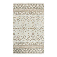 Rizzy Home Opulent OU934A Natural Geometric Area Rug, Rectangular 5'x8'